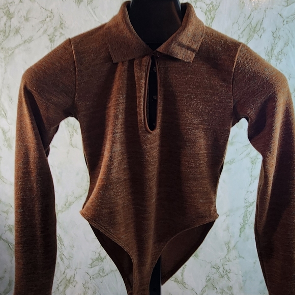 ZARA Brown Bodysuit - Picture 1 of 13